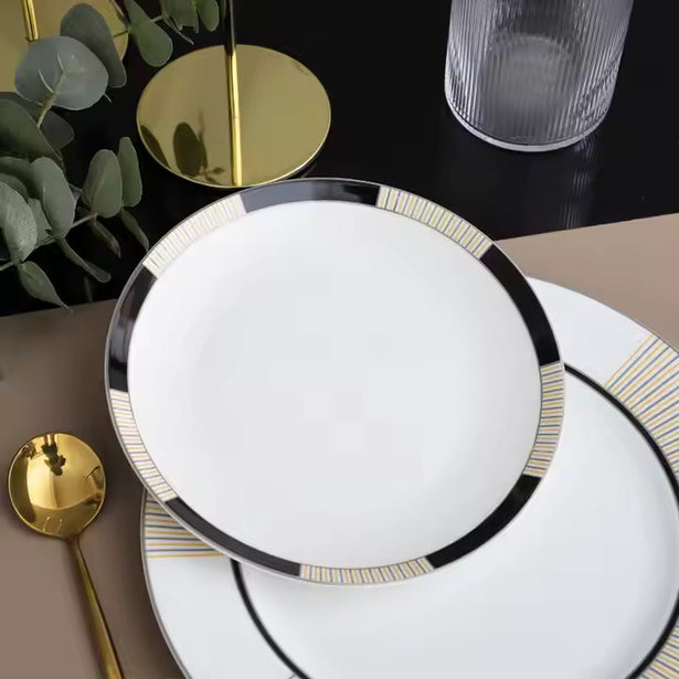 luxury set of 2 plate by lux dishes