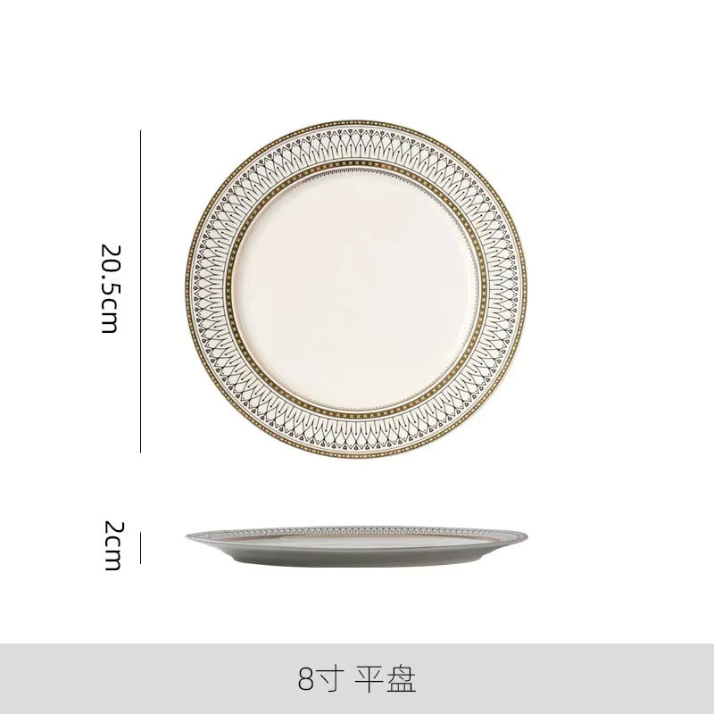 2 plate and bowl set