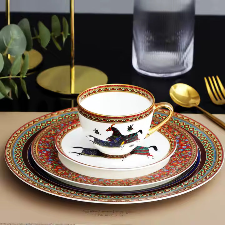 vintage horse  plates