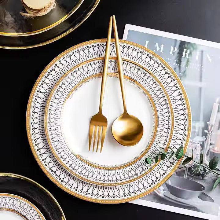 2 plate and bowl set