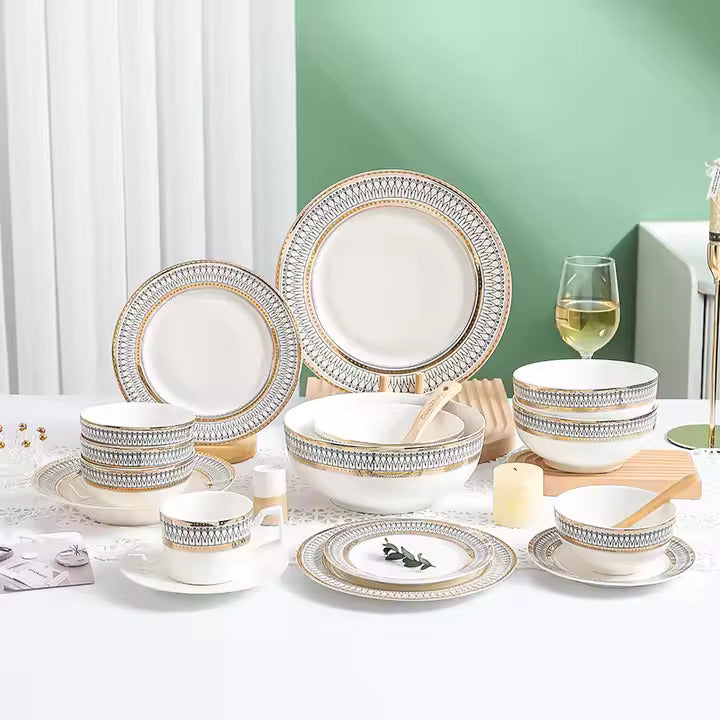 2 plate and bowl set