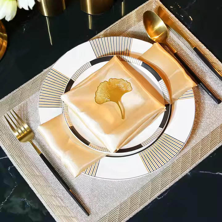 luxury set of 2 plate