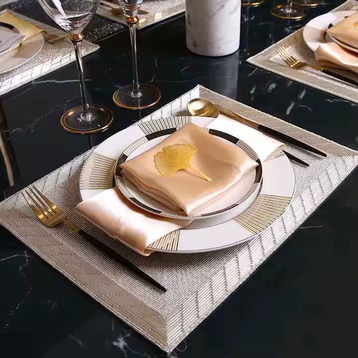 luxury set of 2 plate