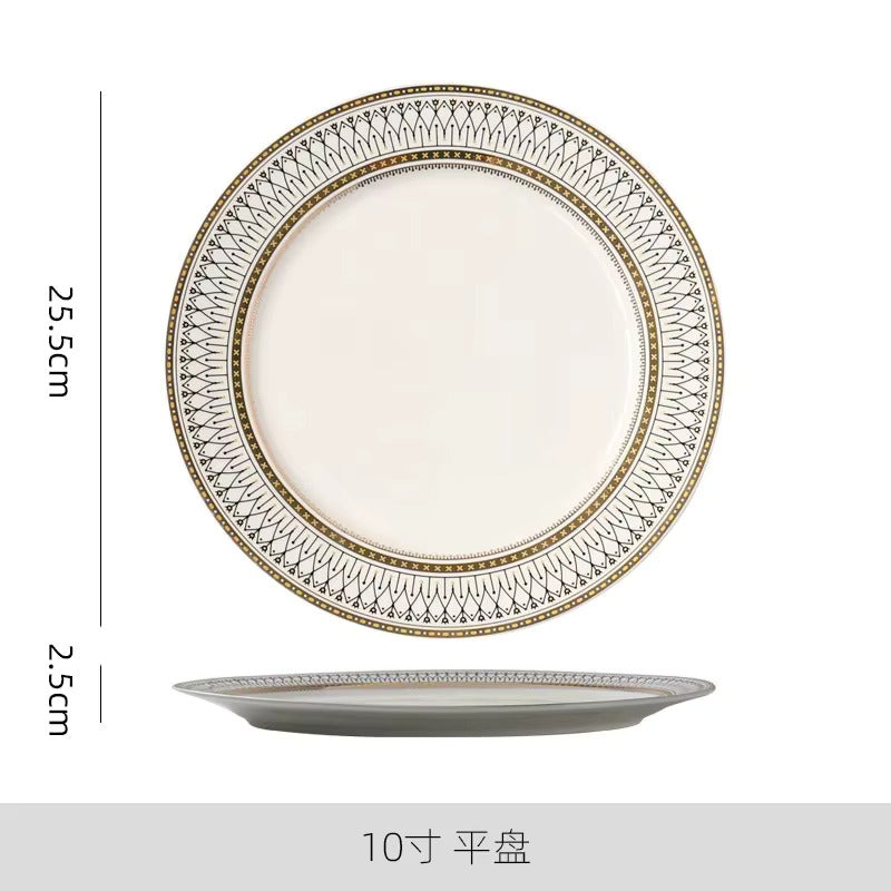 2 plate and bowl set
