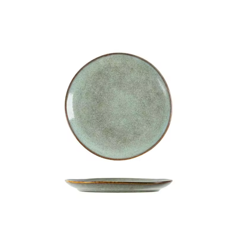 Vintage Ceramic Western  Plate